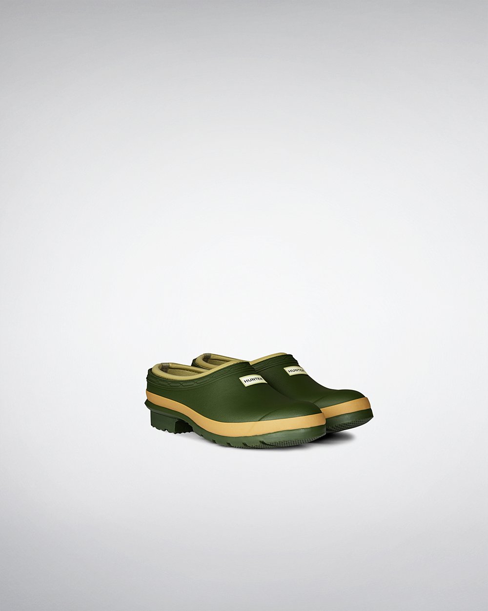 Womens Clogs - Hunter Gardener (72XRJKZFQ) - Green